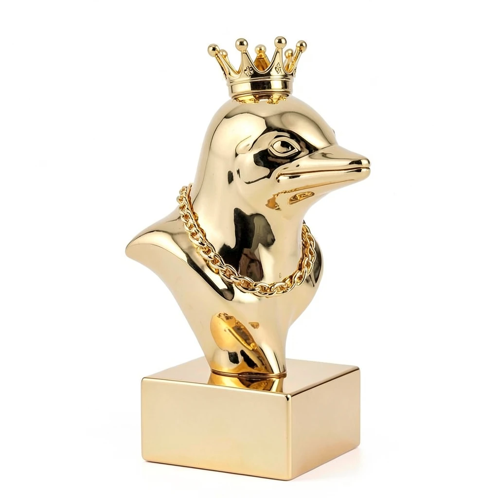 Dolphin_Gold_Bust