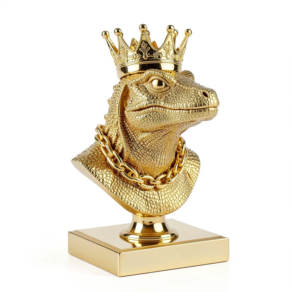 GilaMonster_Gold_Bust