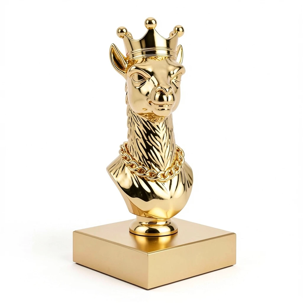 Llama_Gold_Bust