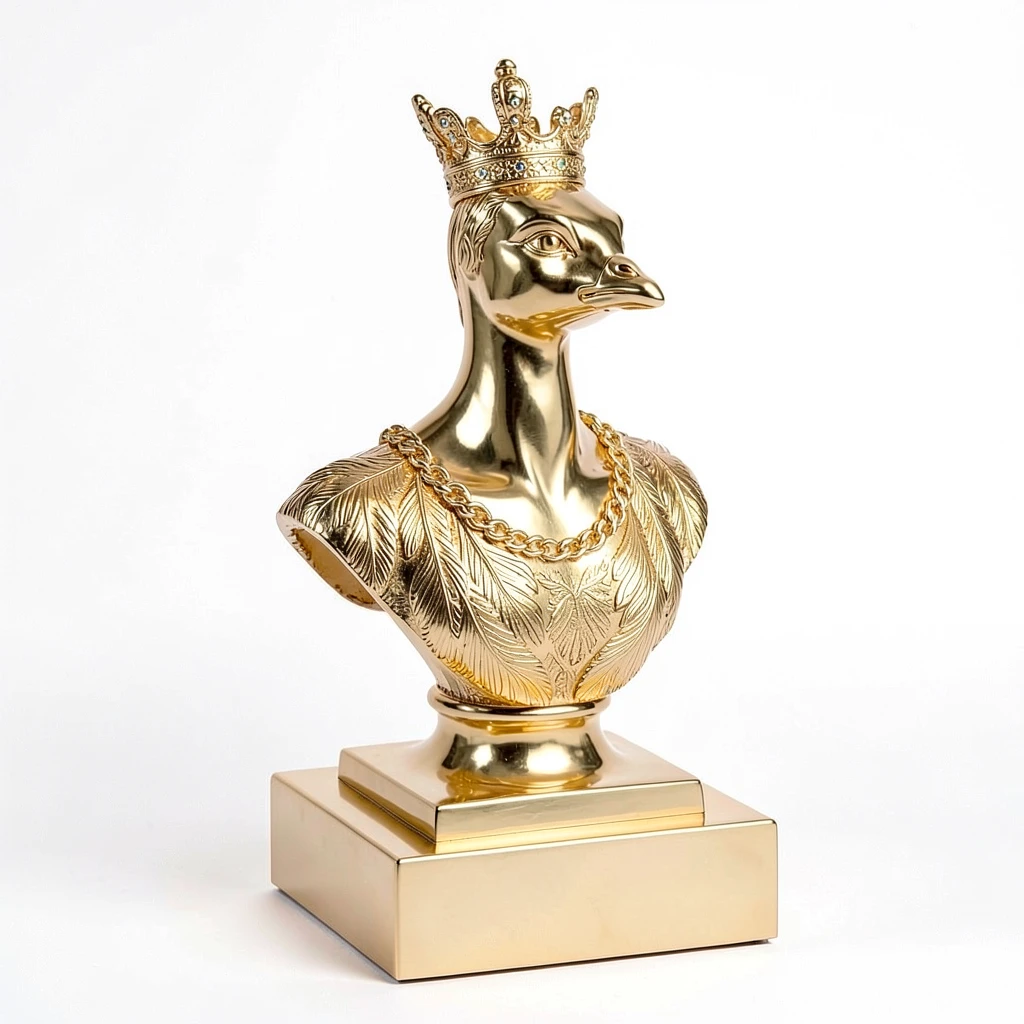 Peacock_Gold_Bust