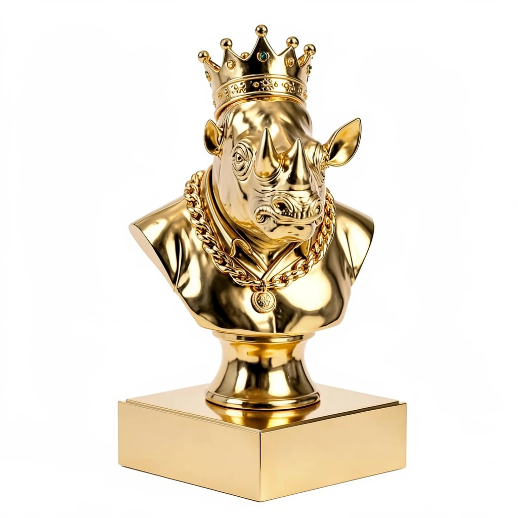 Rhino_Gold_Bust