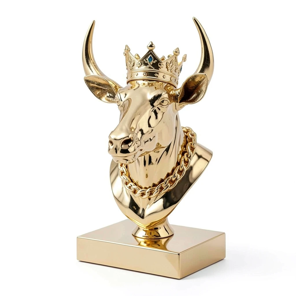 SaigaAntelope_Gold_Bust