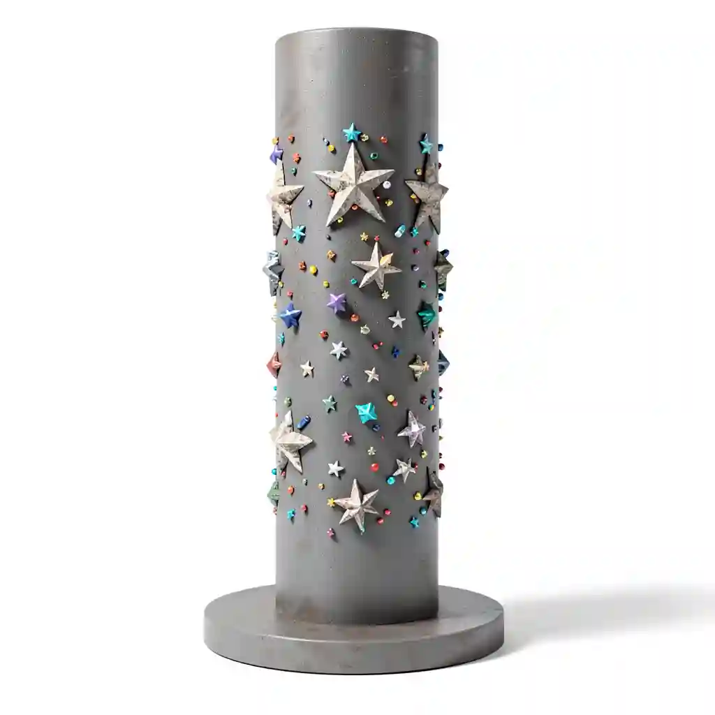 Star_Confetti_Pillar_Form