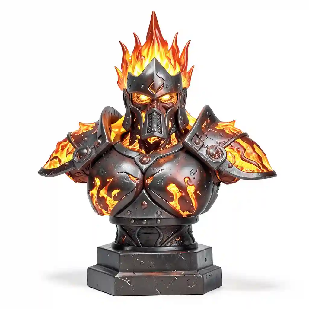 Flamebound_Warlord_Bust