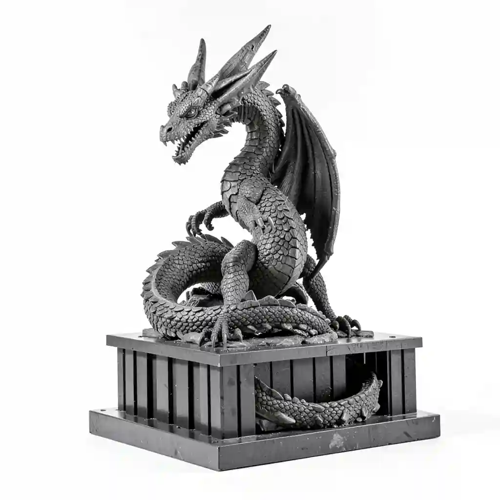 Dragon_Coiled_On_Base_Form