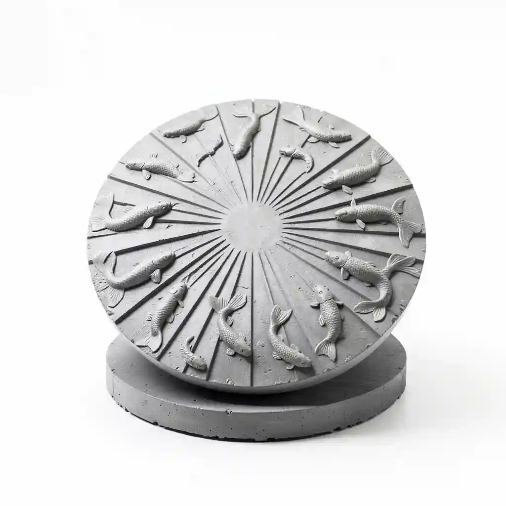 Koi_Sunburst_Disc_Form