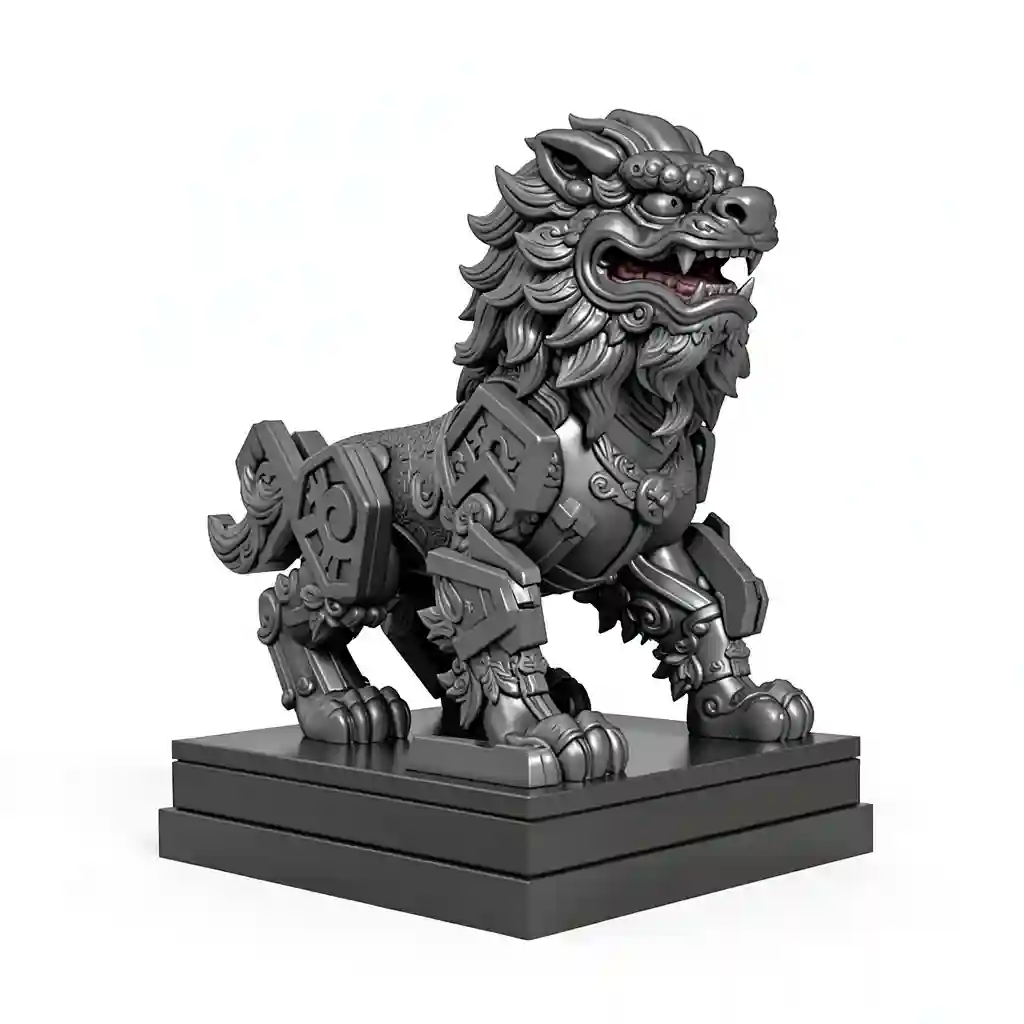 Lion_Dance_Full_Sculpture_Form