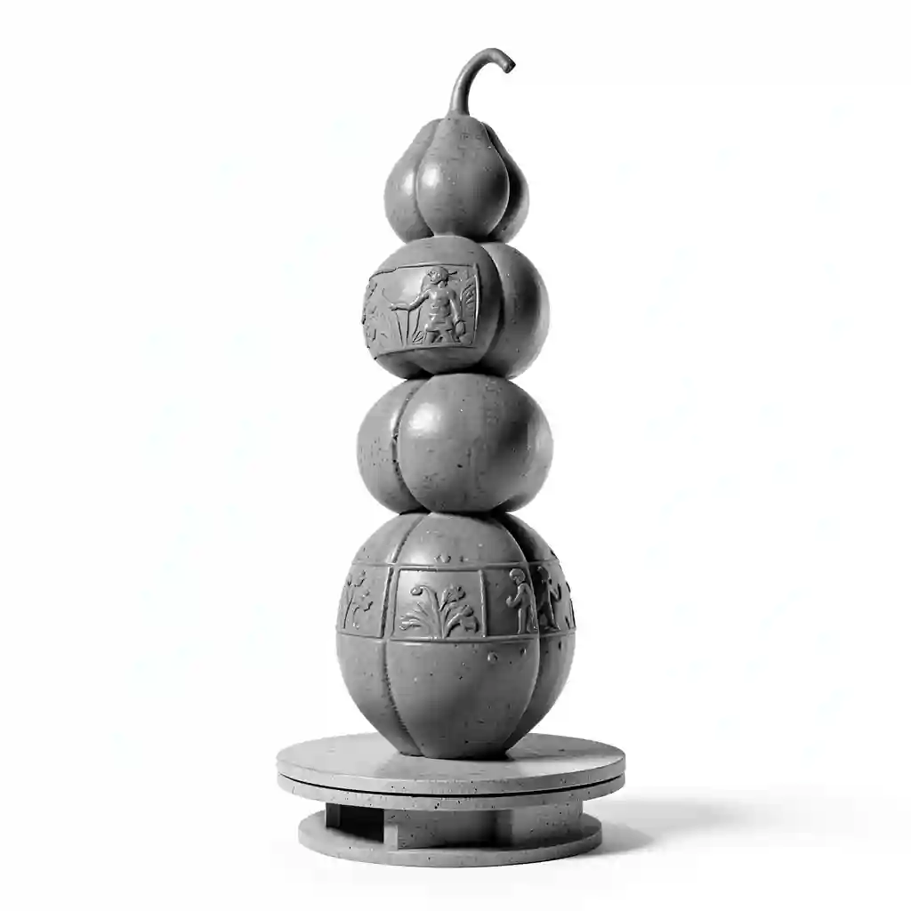 Lucky_Gourd_Tower_With_Relief_Form