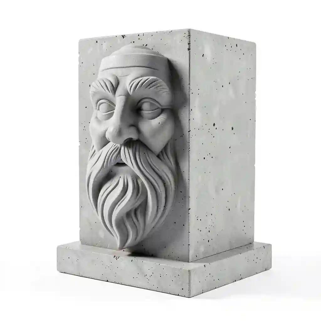 Abstract_Santa_Face_Block