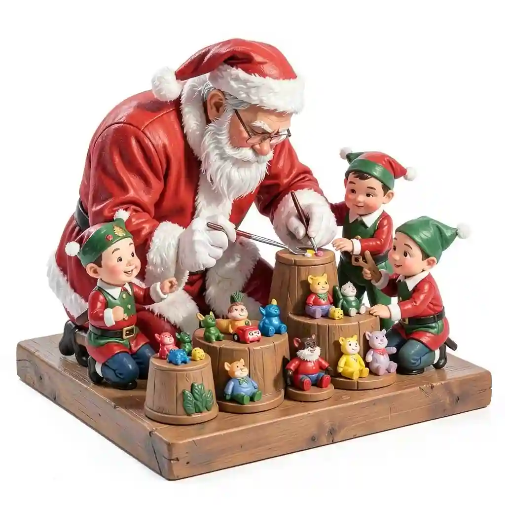 Santa_Painting_Toys_Scene