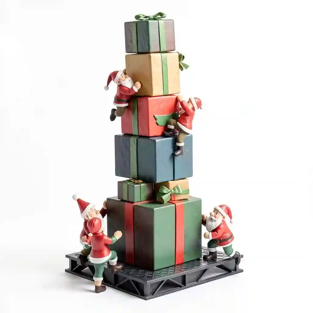 Santa_Present_Stacking_Tower_Scene