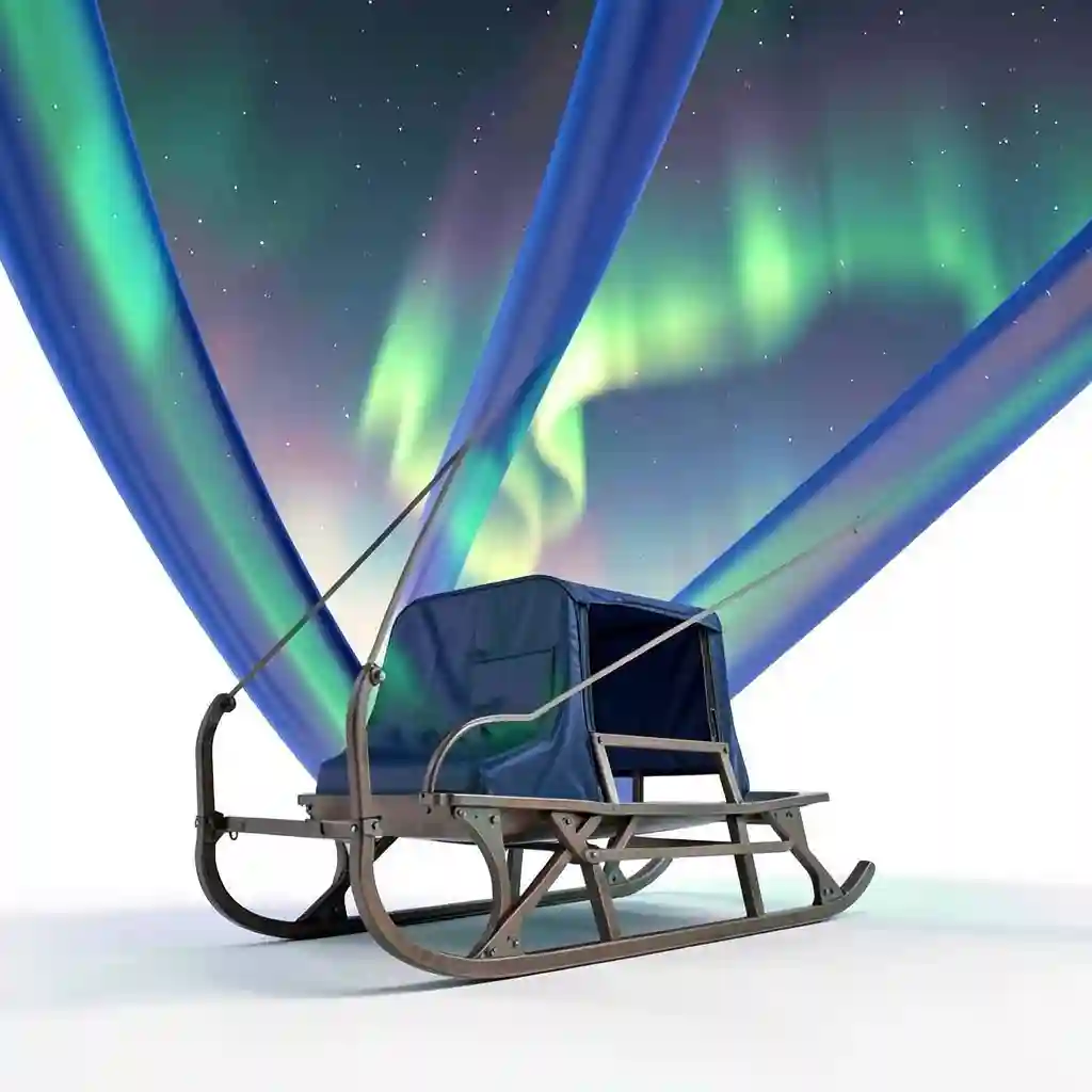 Santa_Sleigh_Aurora_Ribbon_Scene