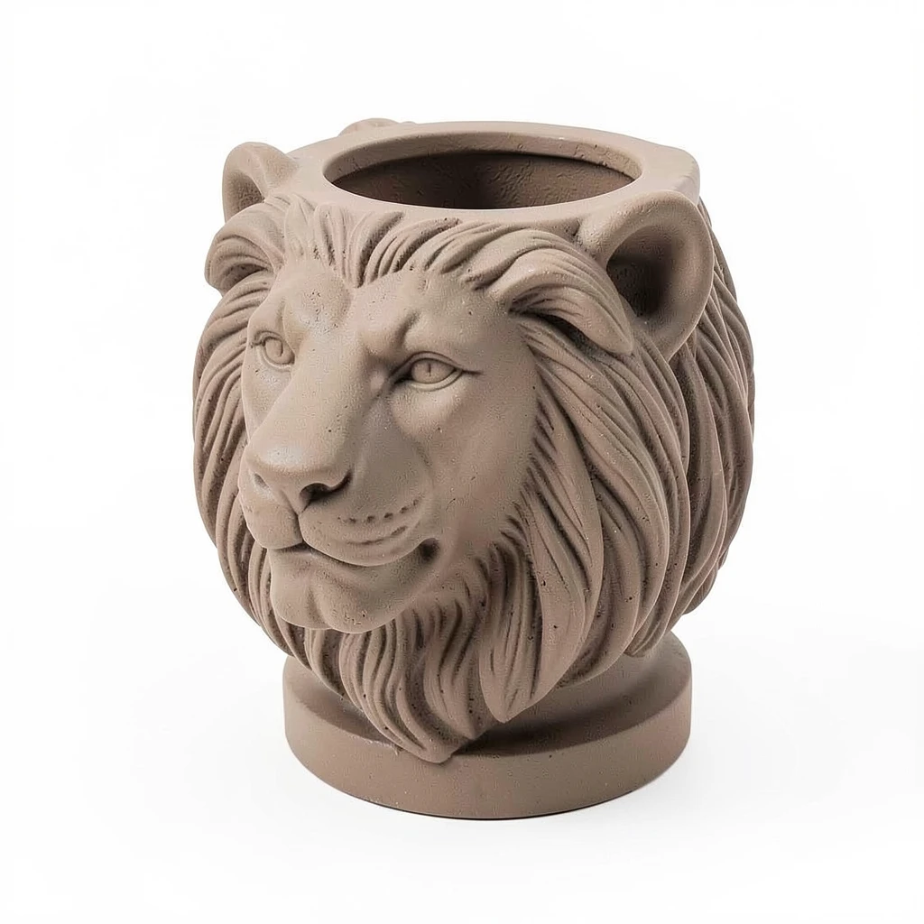 Lion_Head_Planter