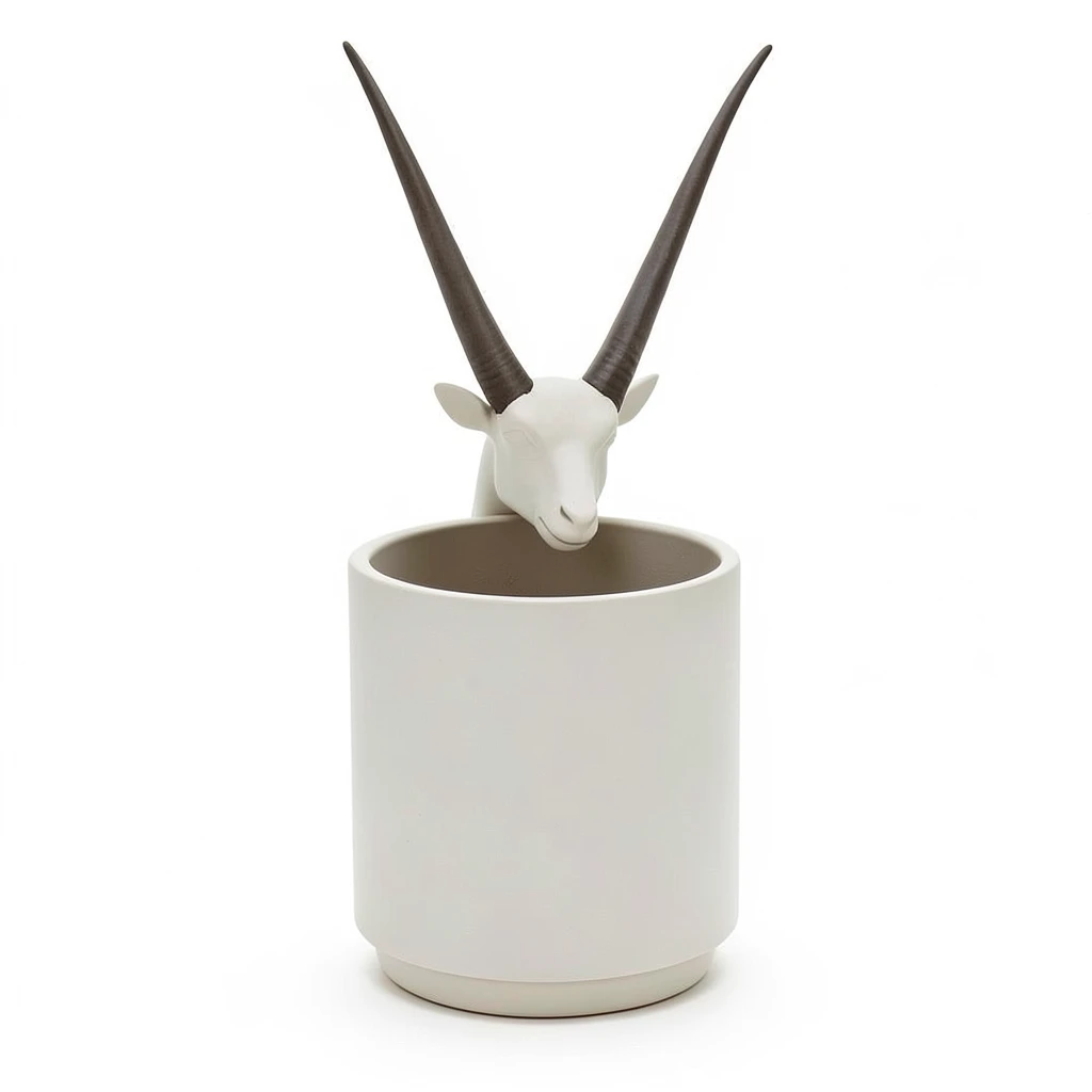 Oryx_Horn_Modern_Planter