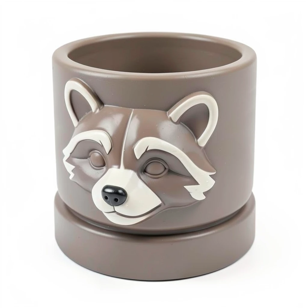 Raccoon_Mask_Planter