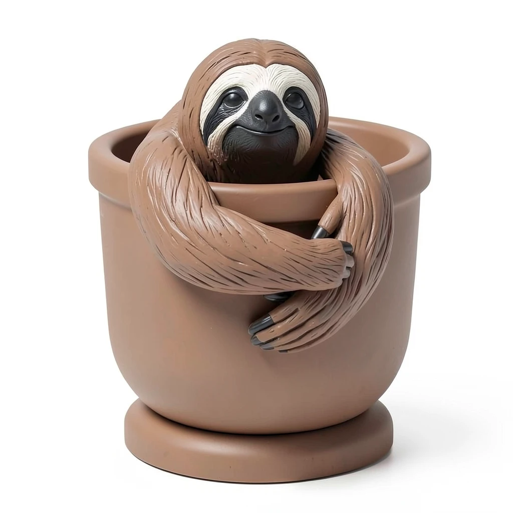 Sloth_Hug_Planter