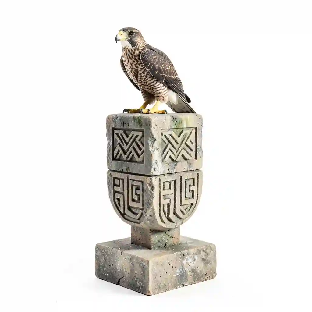 Falcon_And_Shield_Totem