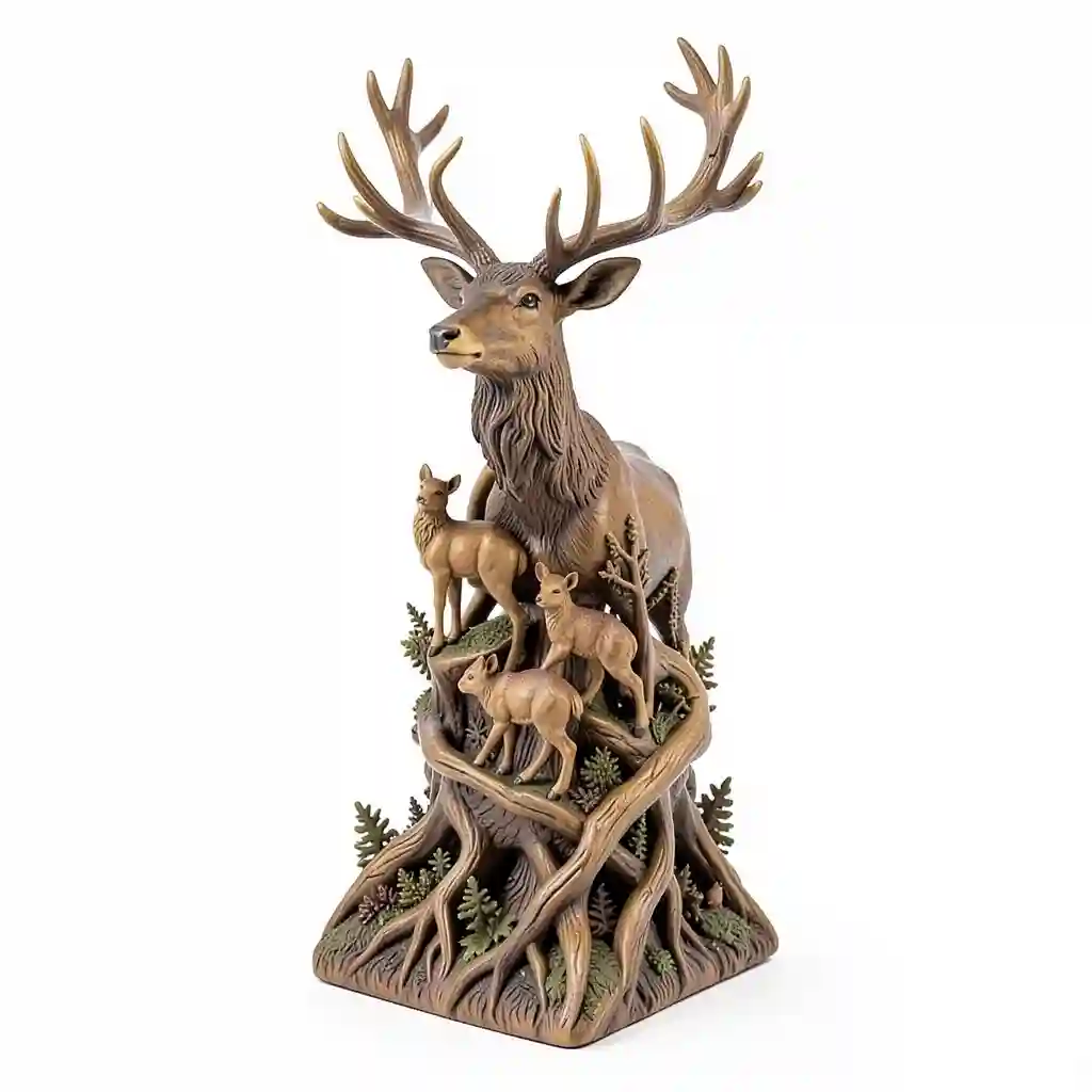 Forest_Stag_Family_Totem