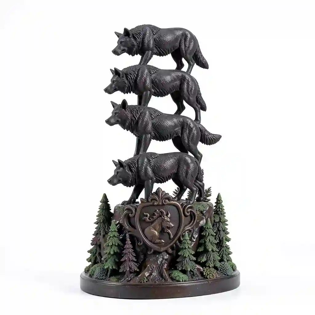 Golden_Wolfpack_Totem