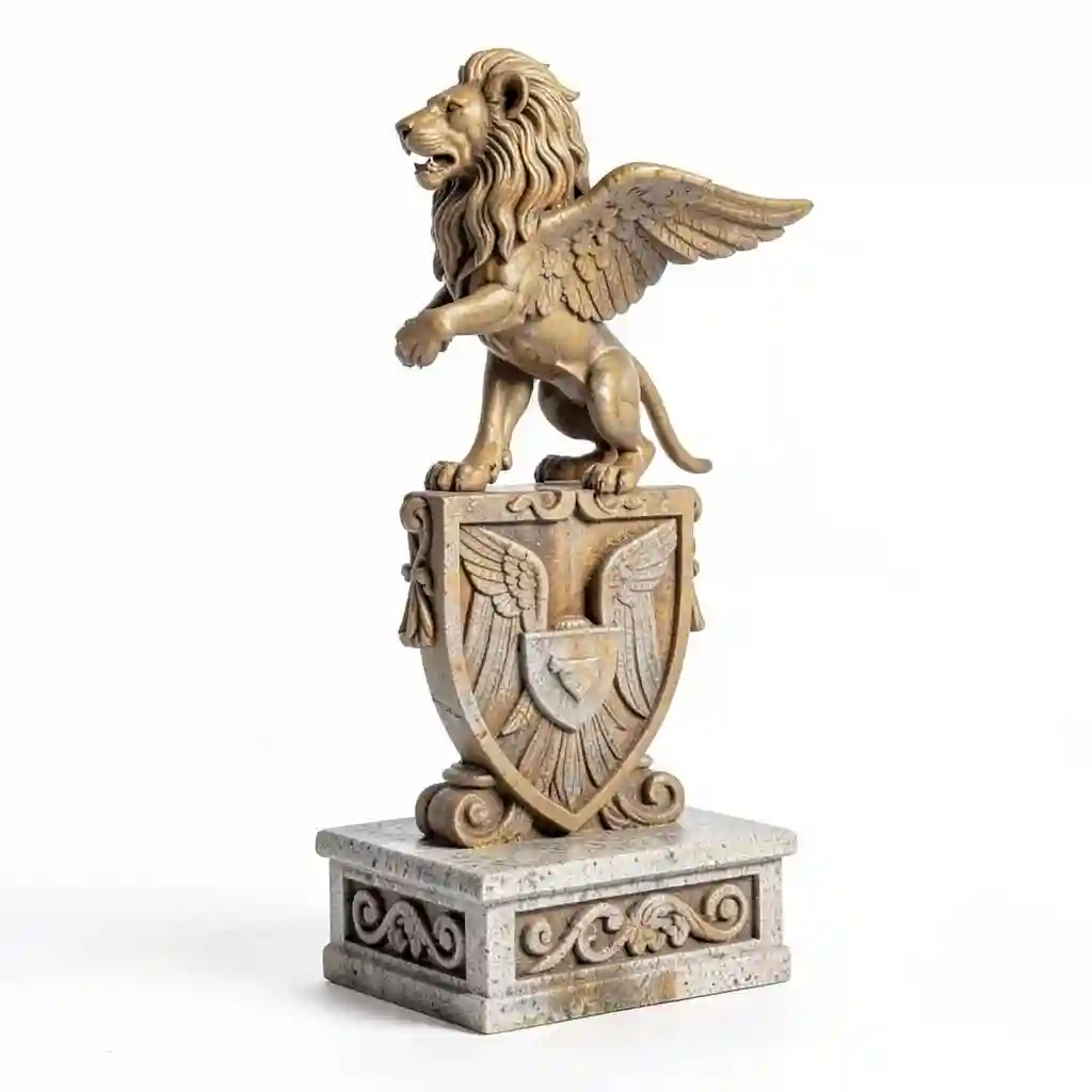 Lion_And_Eagle_Crest_Totem