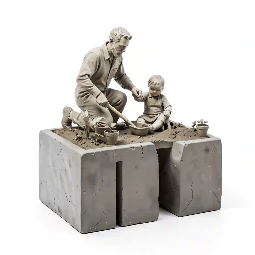 Father_And_Child_Garden_Form