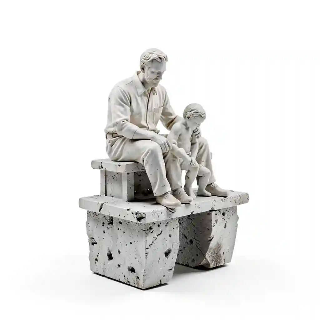 Father_And_Child_On_Bench_Form