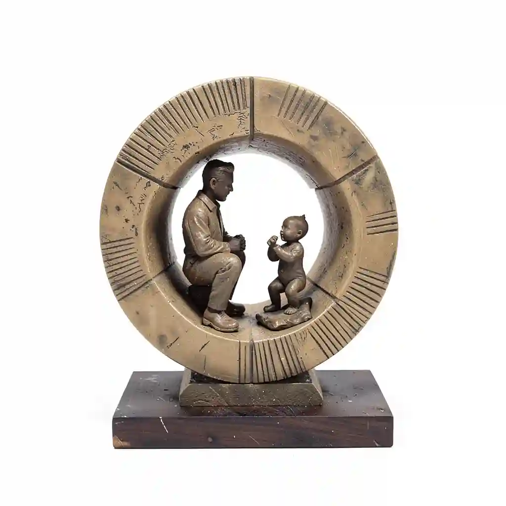 Father_And_Child_Sunset_Form