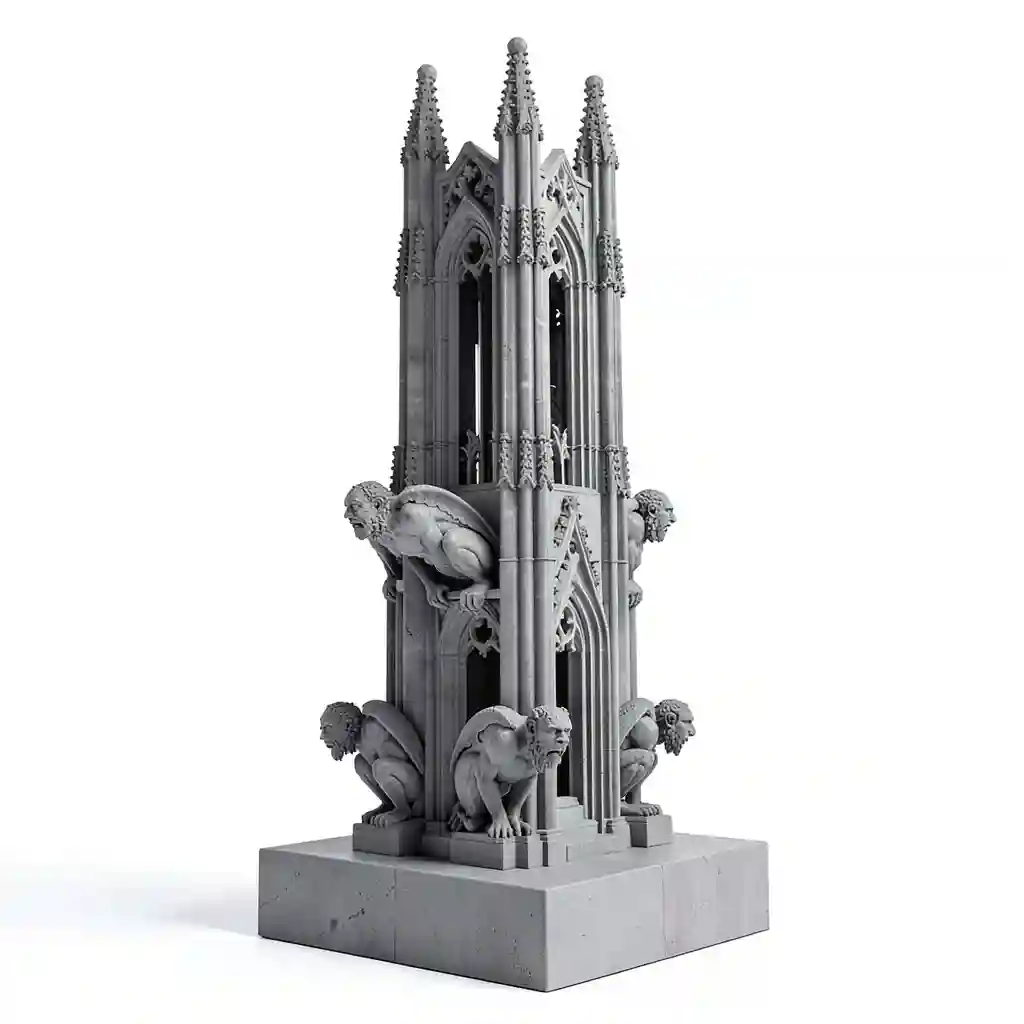 Gargoyle_Cathedral_Tower_Form