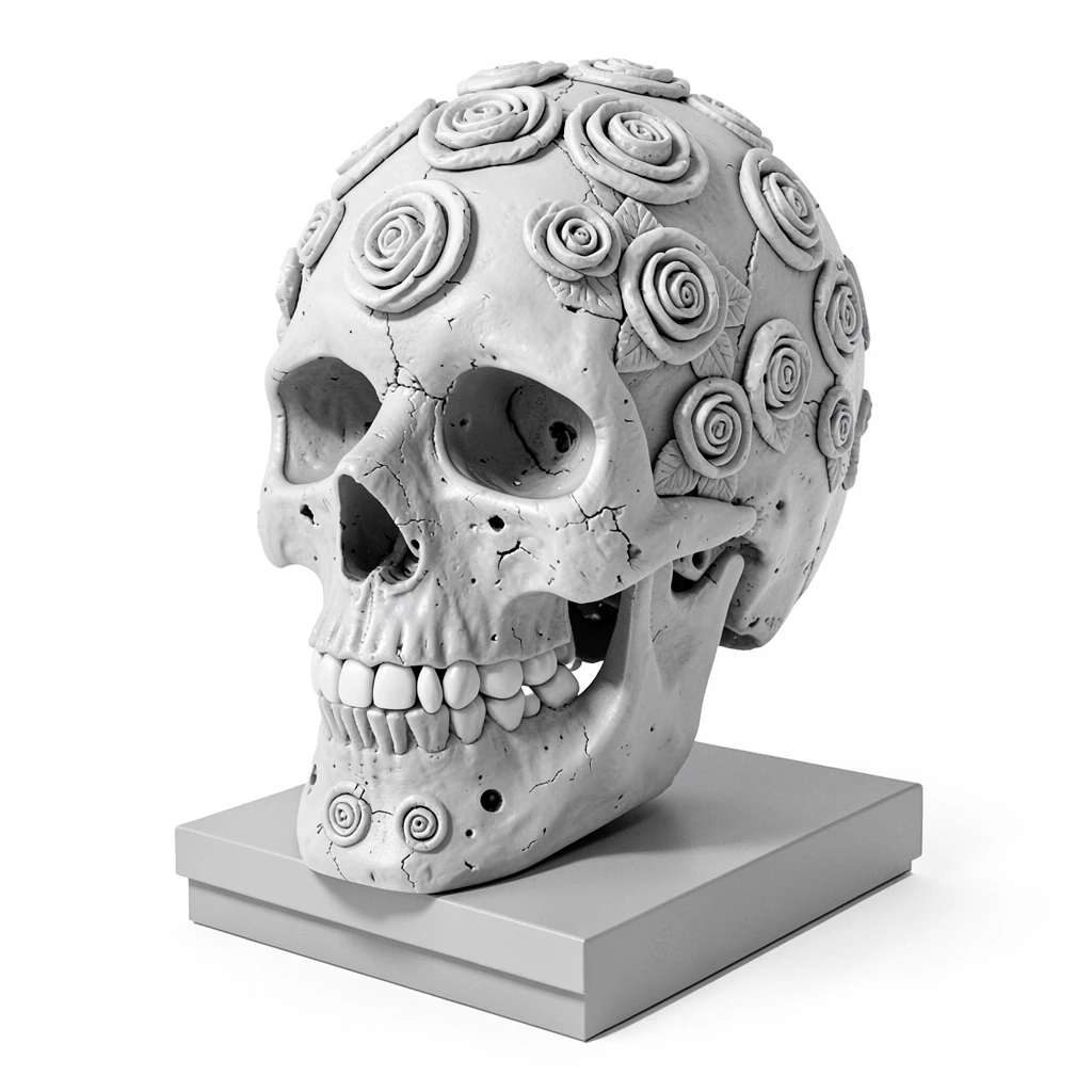 Skull_With_Rose_Relief_Form