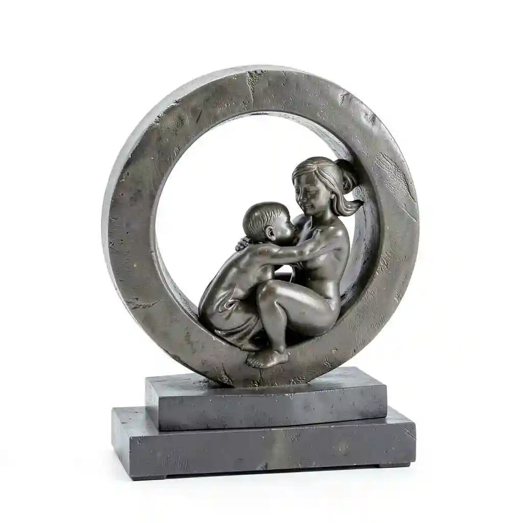 Mother_And_Child_Circle_Embrace_Form