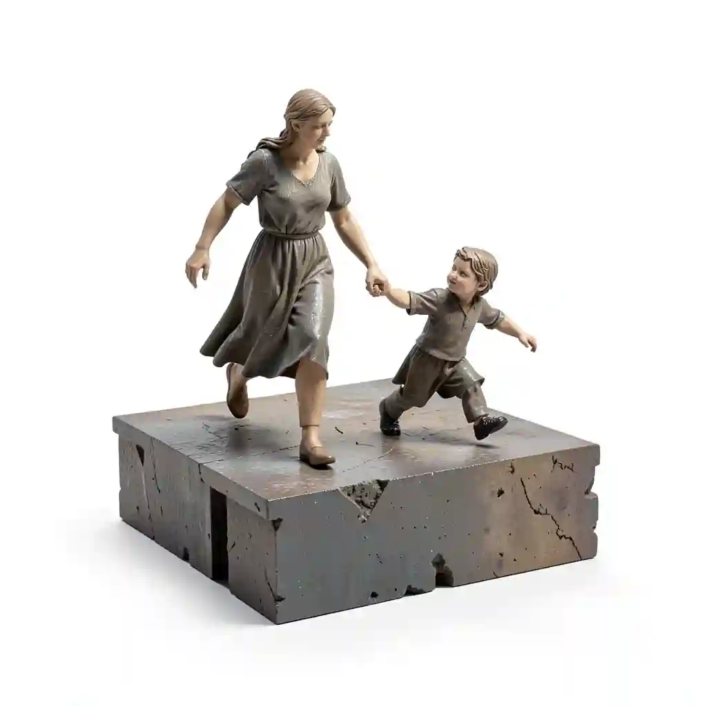 Mother_And_Child_Running_Form