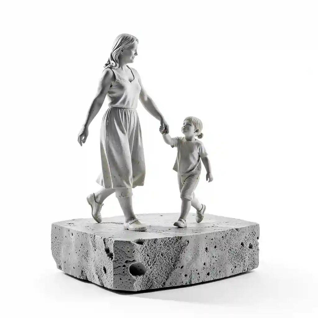 Mother_And_Child_Walking_Form