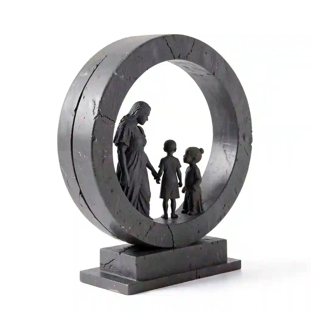 Mother_And_Son_Circle_Form