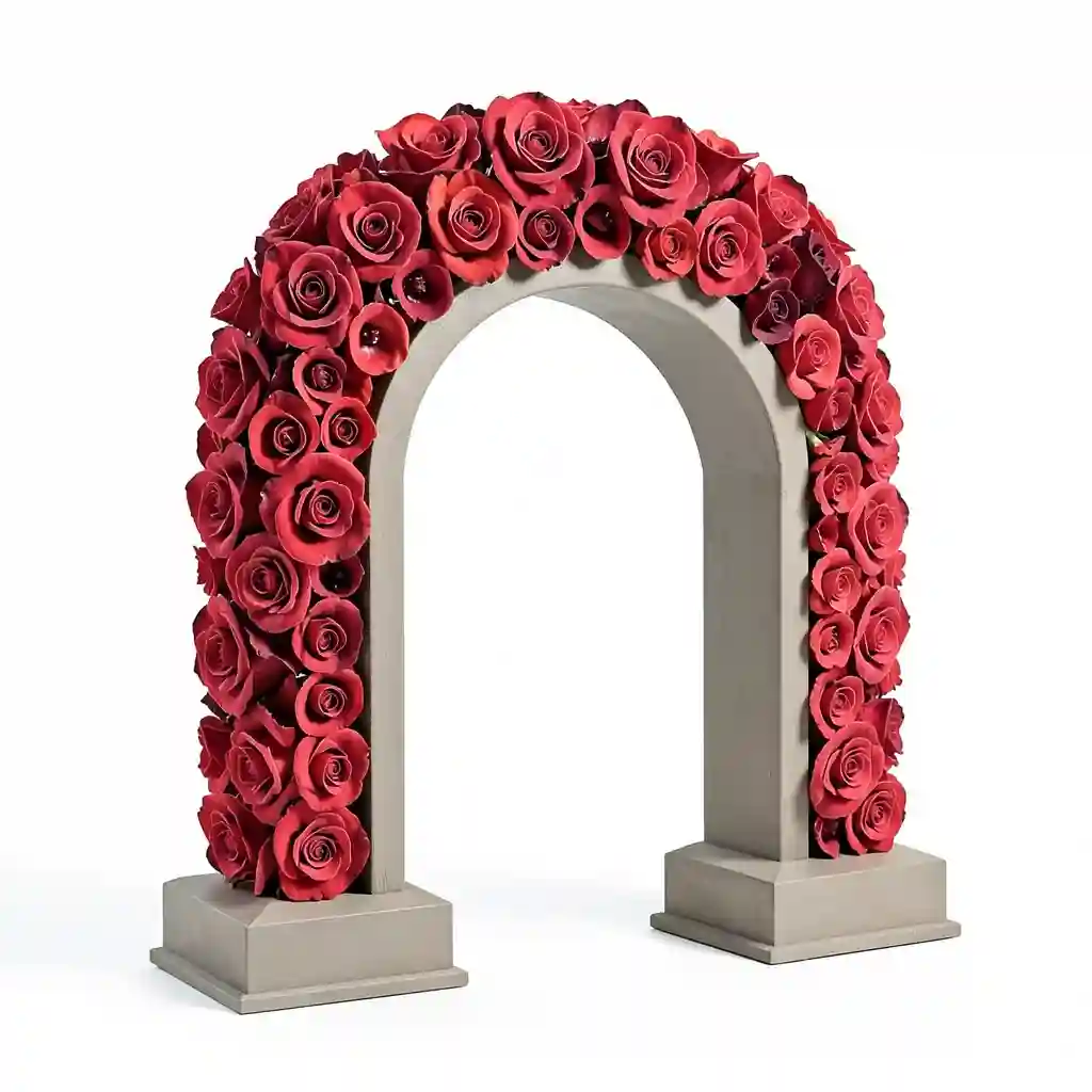 Rose_Petal_Heart_Arch_Form