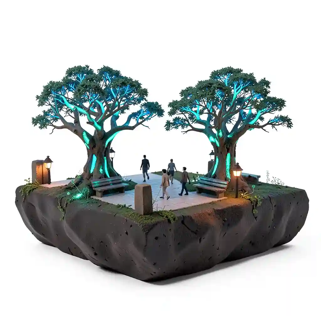 Island_Biolume_Park_Path