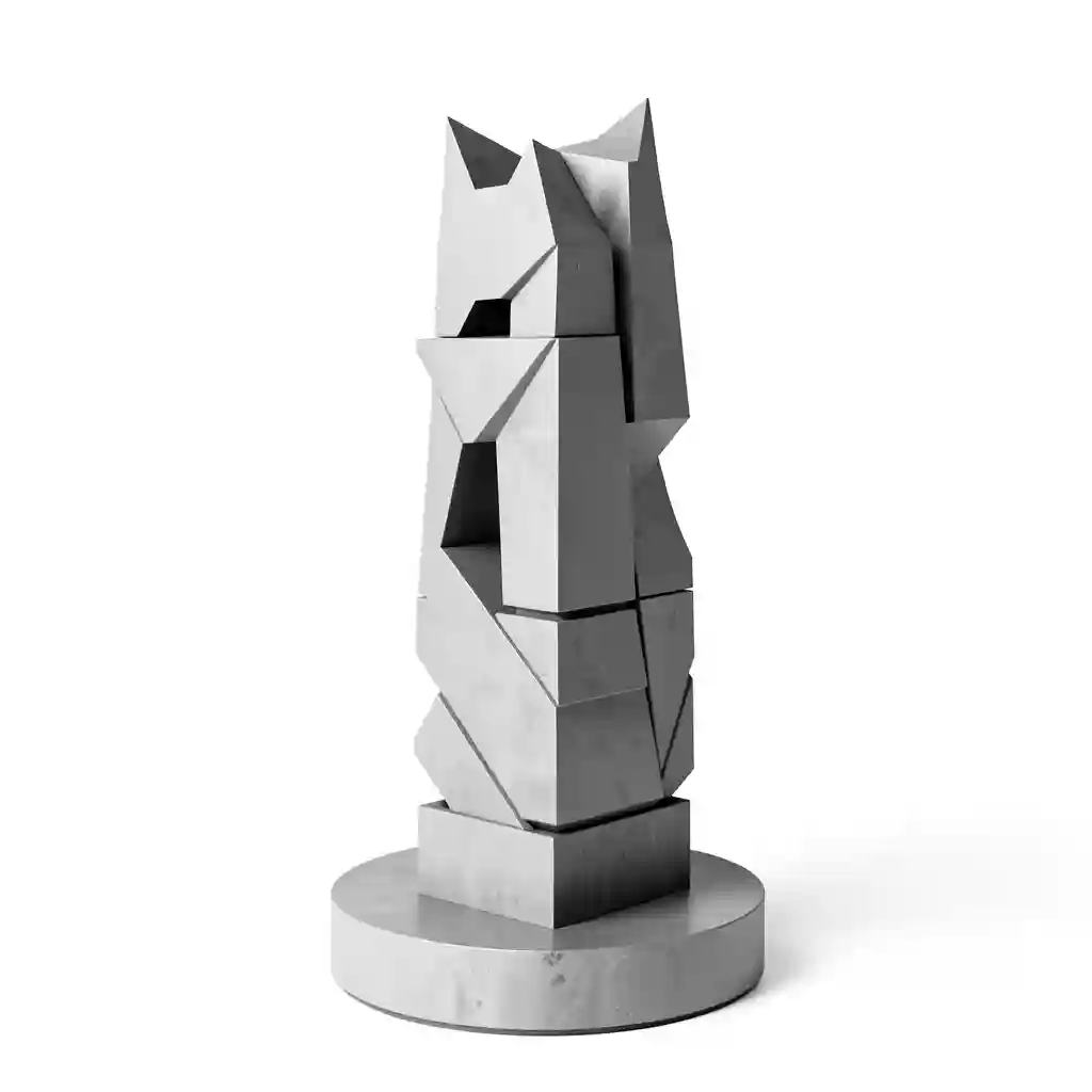 Cat_Geometric_Tower_Form