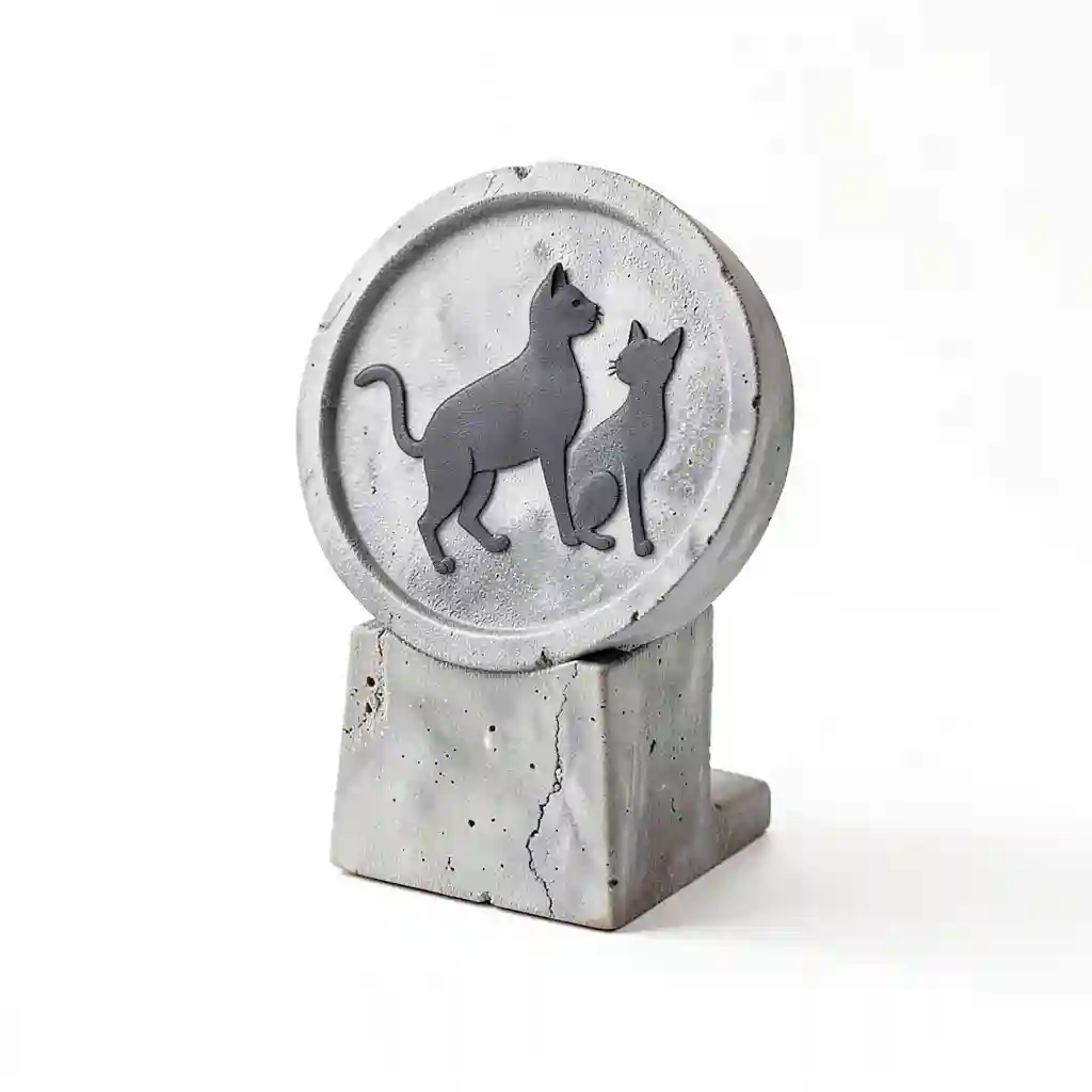 Cat_Silhouette_Disc_Form