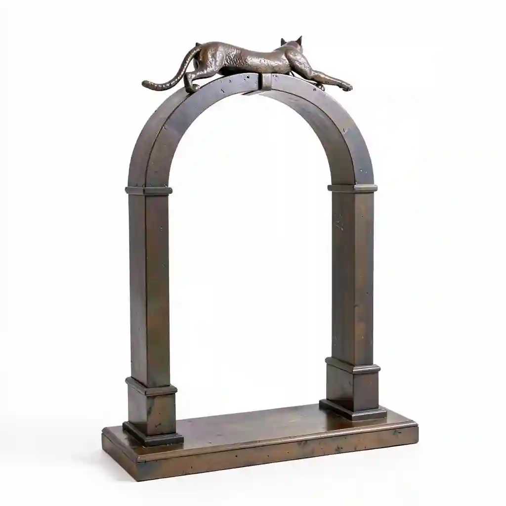 Cat_Stretching_On_Arch_Form