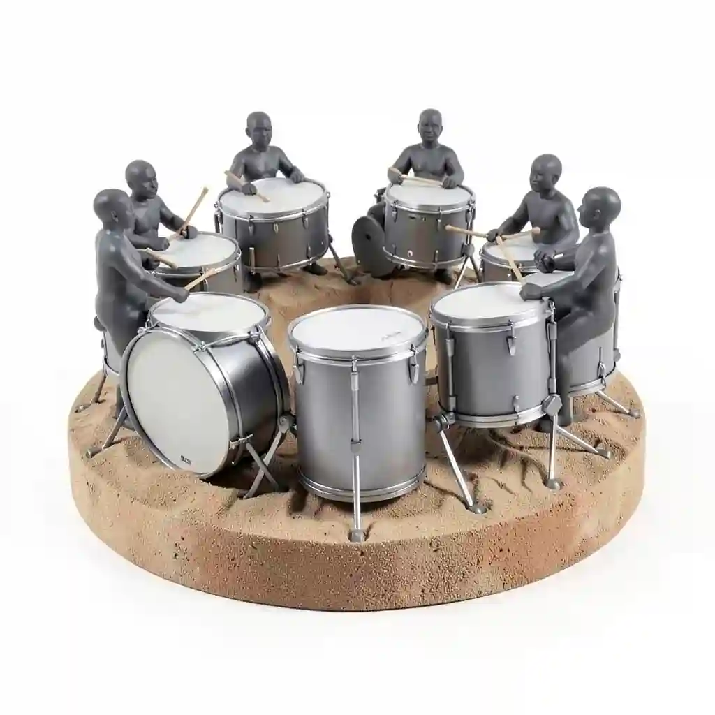 Beach_Drum_Circle_Display
