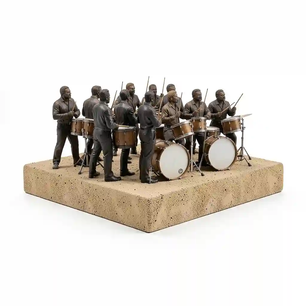 Tropical_Beach_Drumline_Display