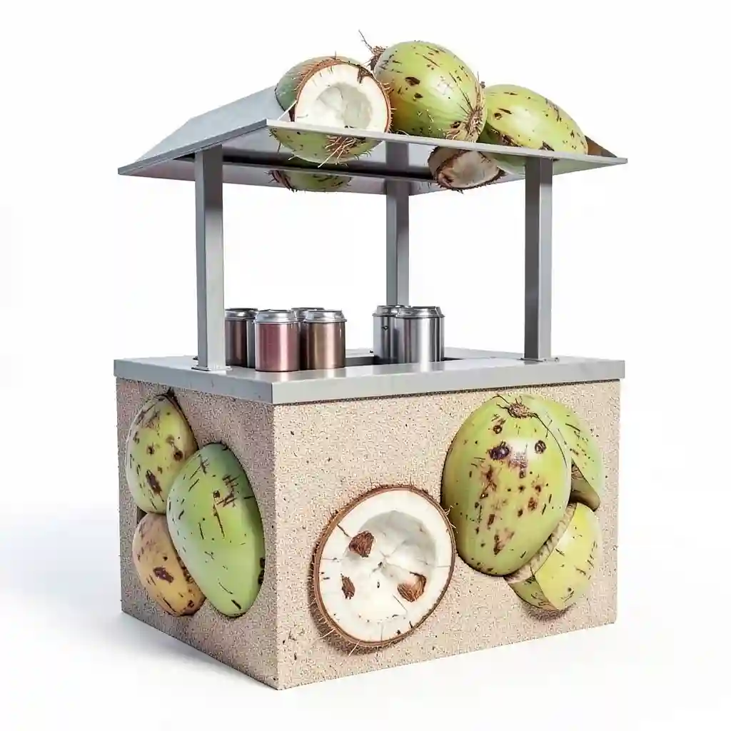 Tropical_Coconut_Stand_Display