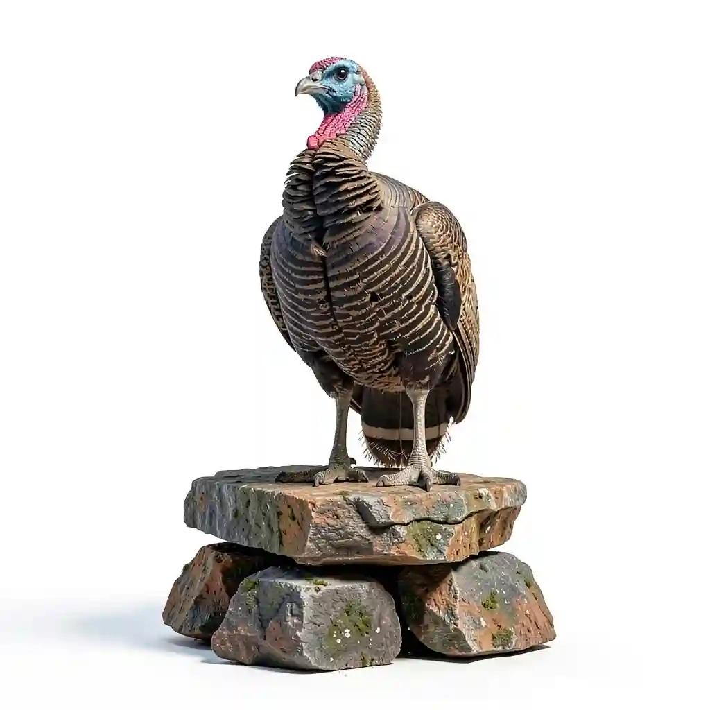 Wild_Turkey_On_Rock_Form