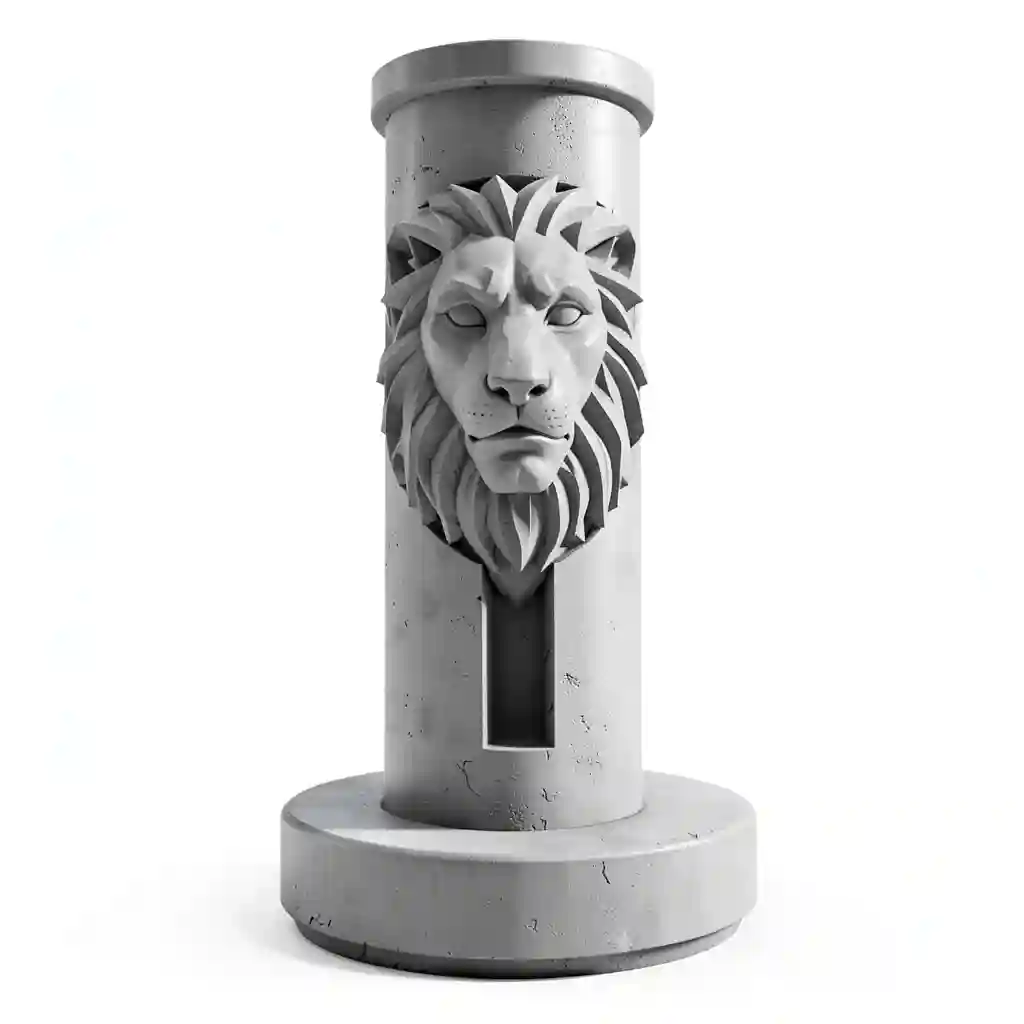 Geometric_Lion_Pillar_Form_002.webp