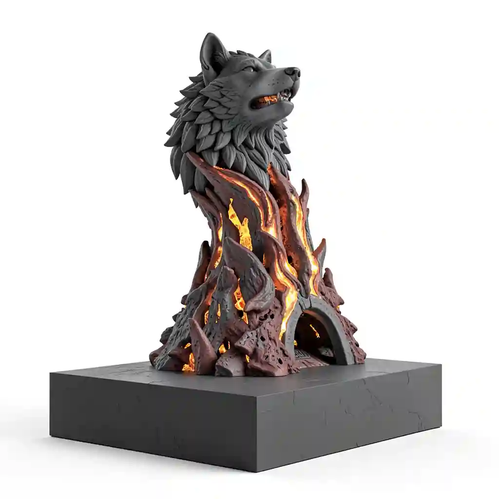 Wolf_Fire_Monument_Form