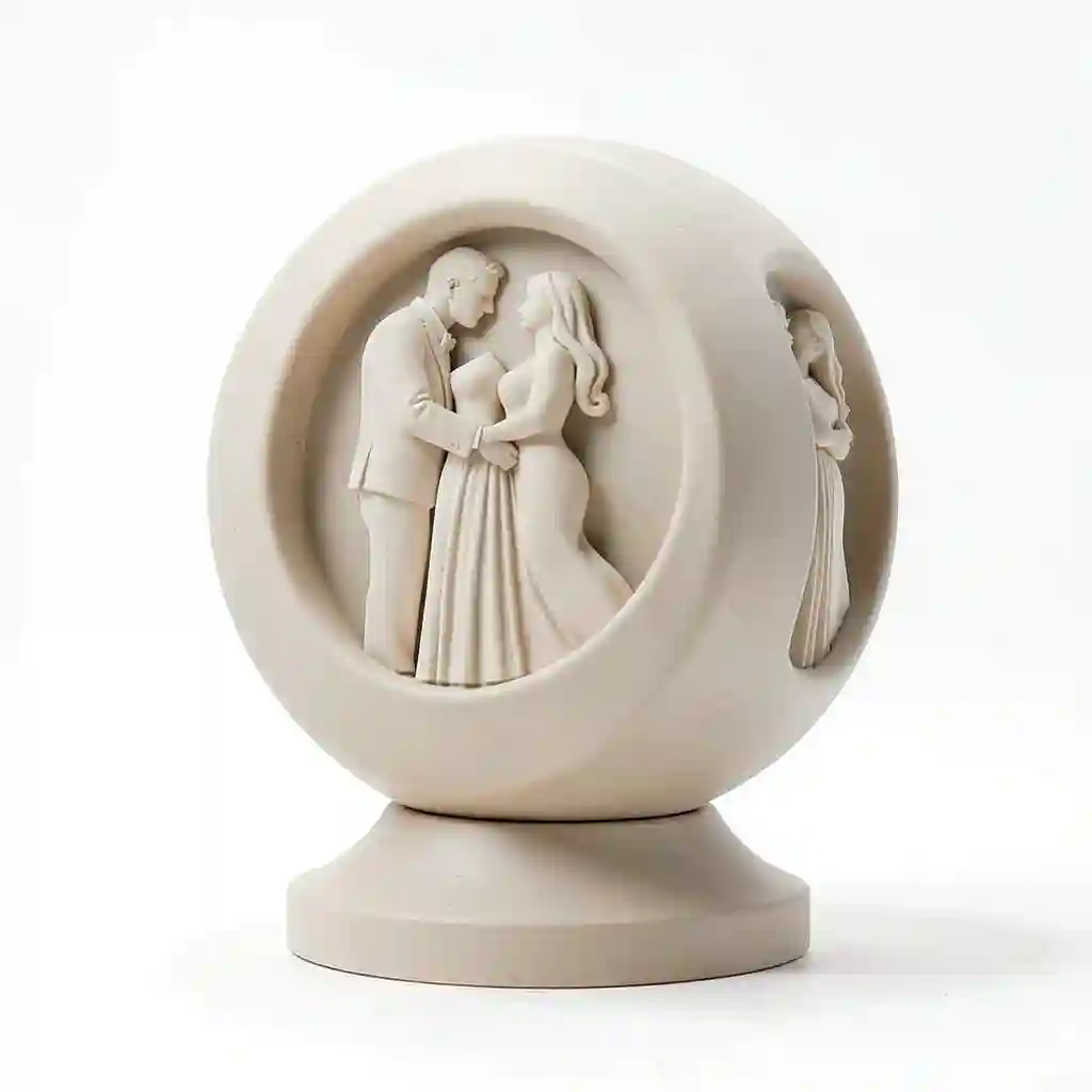 Couple_Silhouette_On_Globe_Form