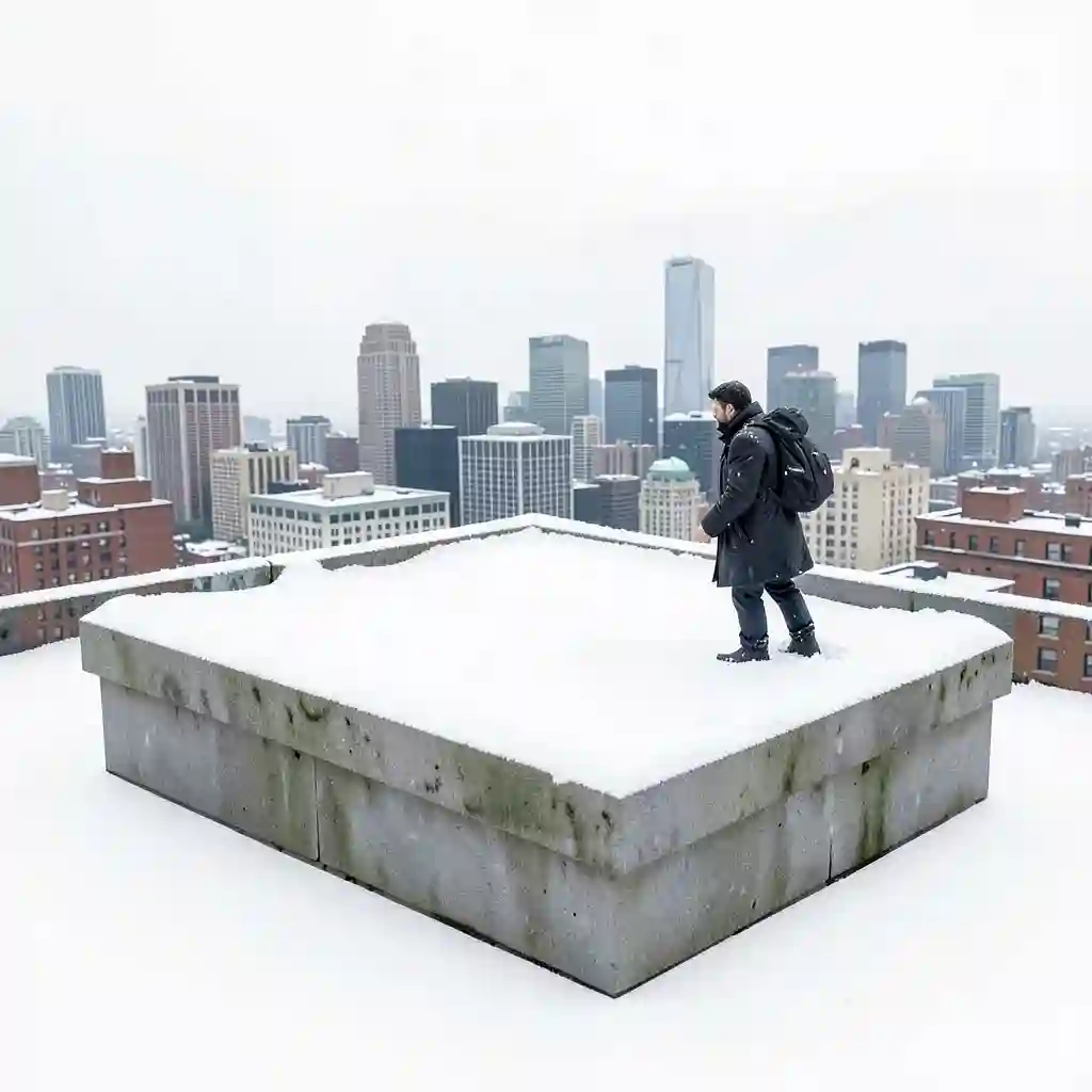 City_Rooftop_Snow_Scene