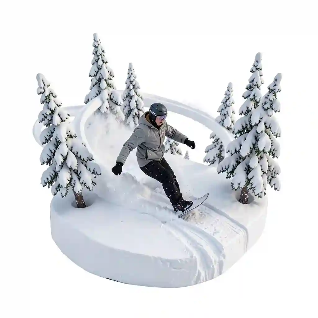 Snowboard_Forest_Run