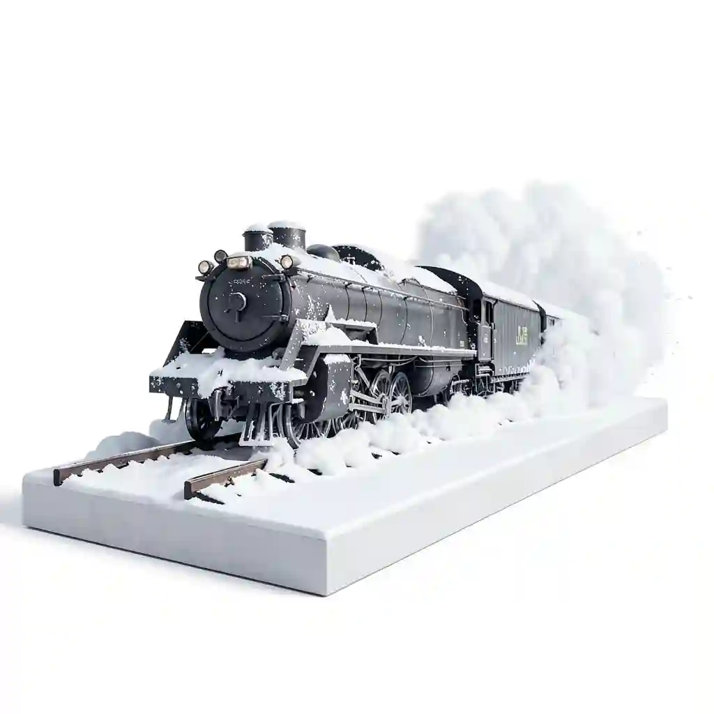 Snowy_Cargo_Train_Run