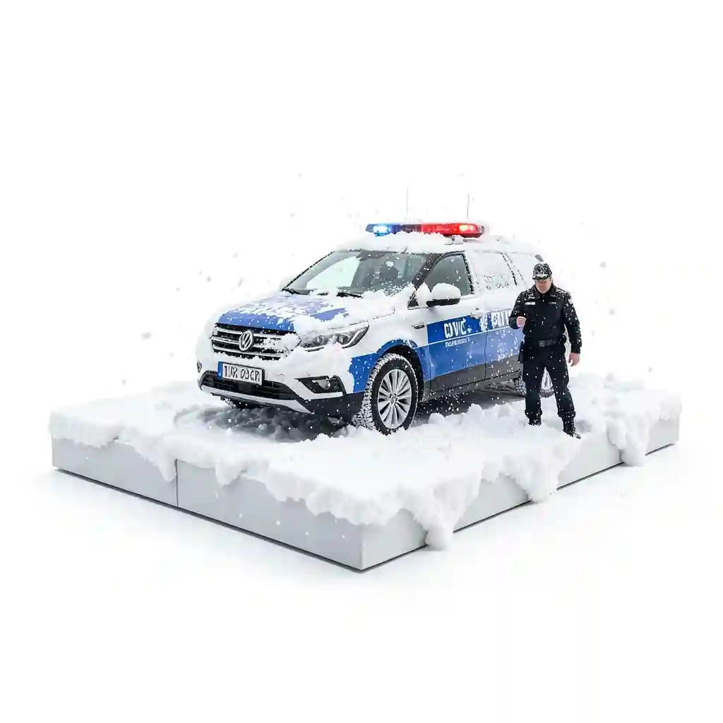 Snowy_Town_Police_Car_Scene