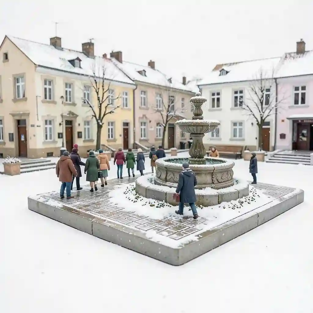Snowy_Town_Square_Scene